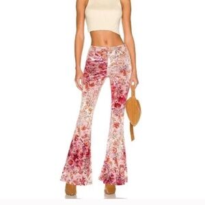 Free People X REVOLVE Midnight Rose Velvet Flare